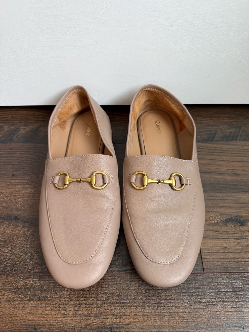 Quince Women’s Italian Leather Horsebit Loafer Soft Brown Size 9 - Picture 5 of 13